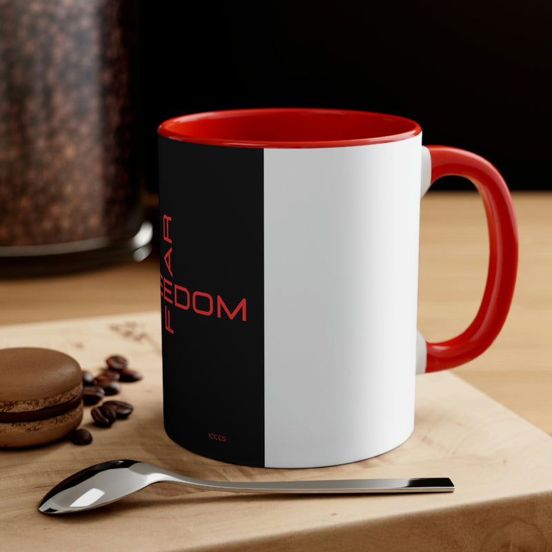 Freedom From Fear Accent Coffee Mug, 11oz