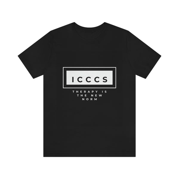 ICCCS Therapy is the New Norm Unisex Jersey Short Sleeve Tee