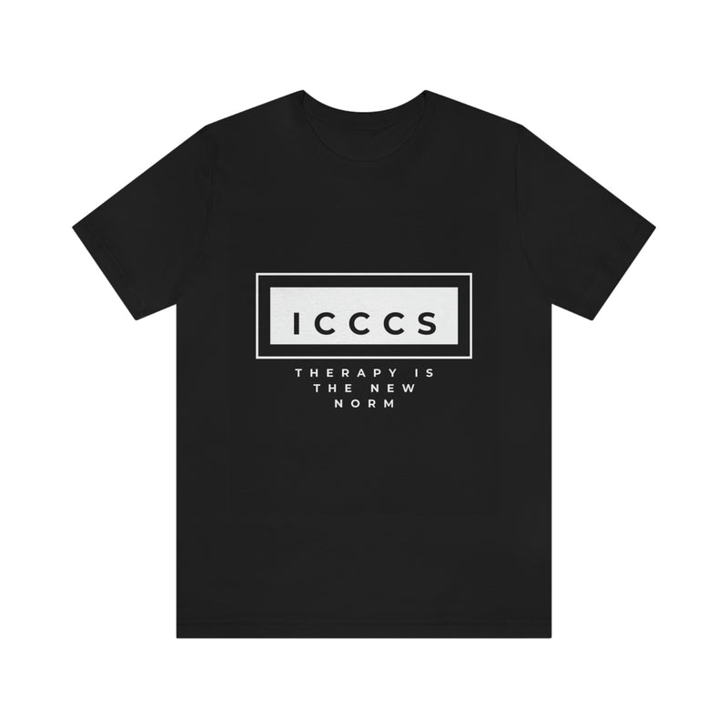 ICCCS Therapy is the New Norm Unisex Jersey Short Sleeve Tee