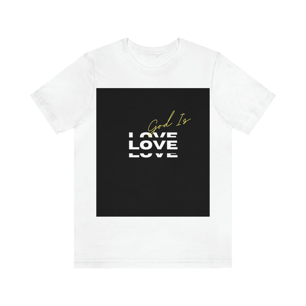 God is Love Unisex Jersey Short Sleeve Tee