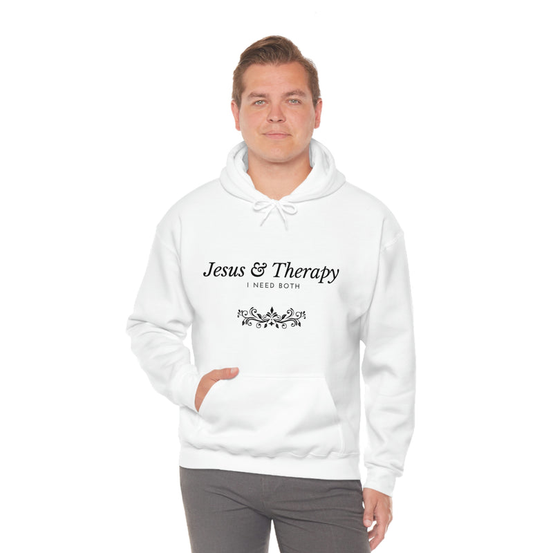 Jesus & Therapy Unisex Heavy Blend™ Hooded Sweatshirt