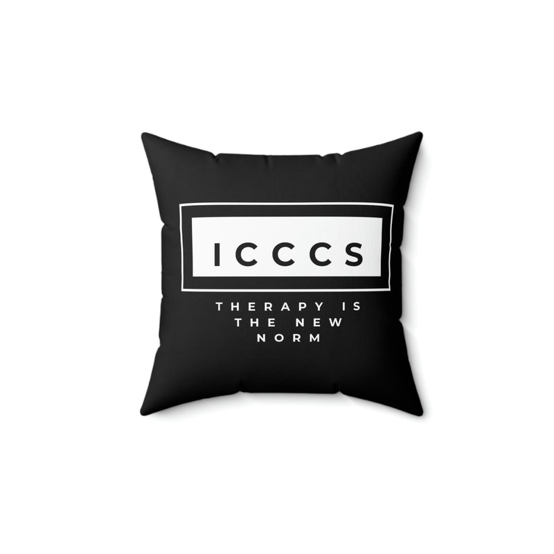 ICCCS Therapy Is The New Norm Spun Polyester Square Pillow