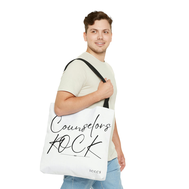 Counselors Rock AOP Tote Bag