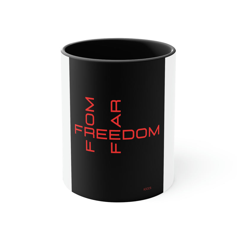 Freedom From Fear Accent Coffee Mug, 11oz