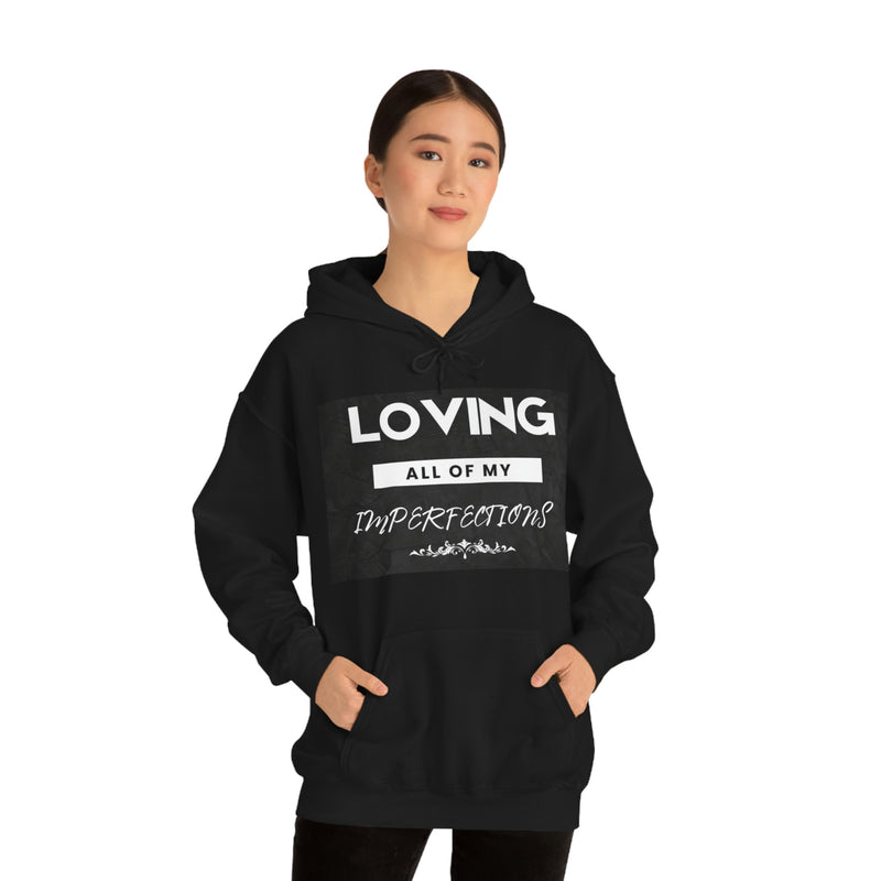 Loving All Of My Imperfection Unisex Heavy Blend™ Hooded Sweatshirt