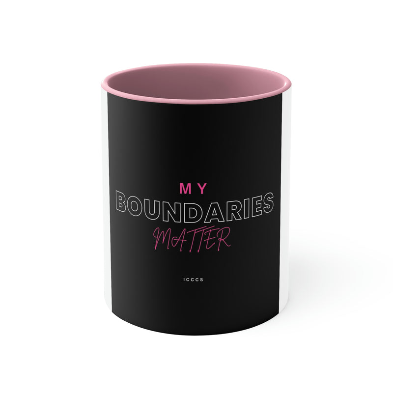 My Boundaries Matter Accent Coffee Mug, 11oz