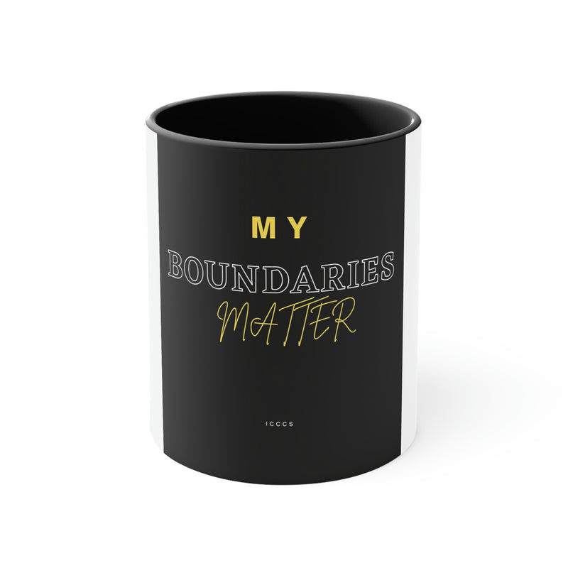 My Boundaries Matter Accent Coffee Mug, 11oz