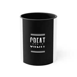 God is Great Accent Coffee Mug, 11oz