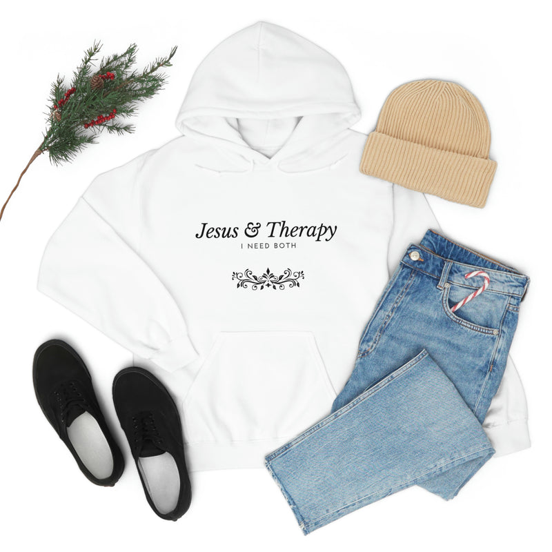 Jesus & Therapy Unisex Heavy Blend™ Hooded Sweatshirt