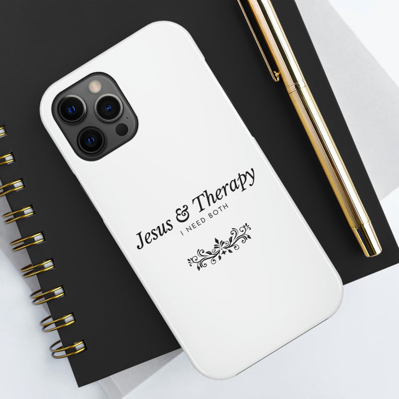 Jesus & Therapy – I Need Both Tough Phone Cases, Case-Mate