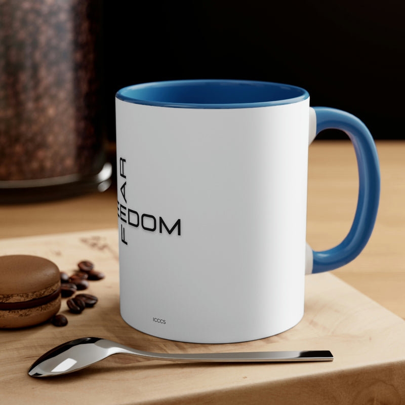 Freedom From Fear Accent Coffee Mug, 11oz