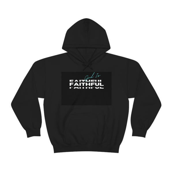 God Is Faithful Unisex Heavy Blend™ Hooded Sweatshirt