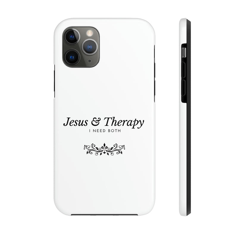 Jesus & Therapy – I Need Both Tough Phone Cases, Case-Mate