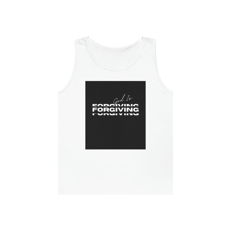 God Is Forgiving Unisex Heavy Cotton Tank Top