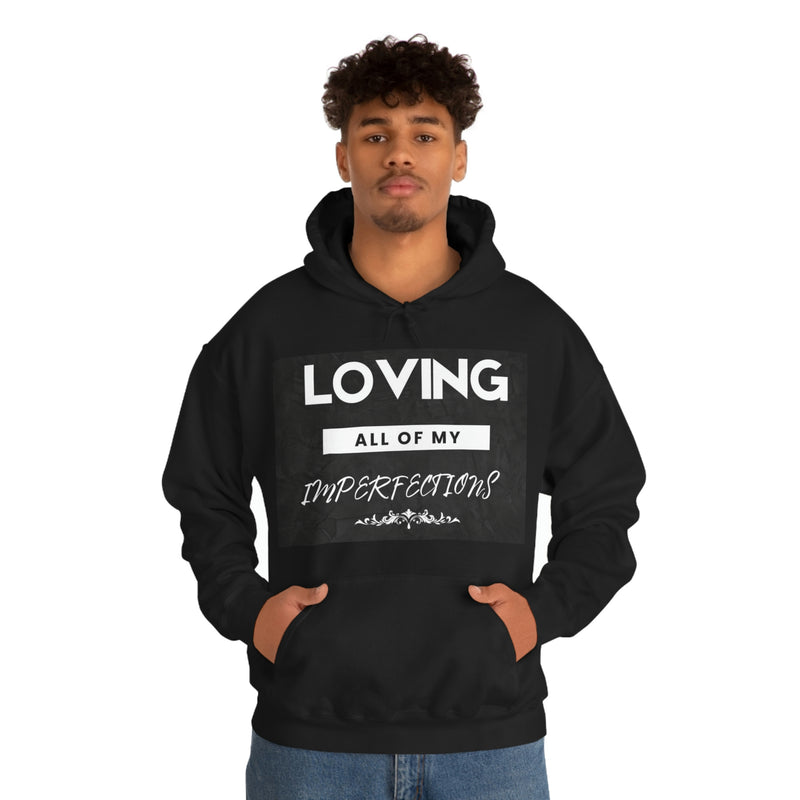 Loving All Of My Imperfection Unisex Heavy Blend™ Hooded Sweatshirt