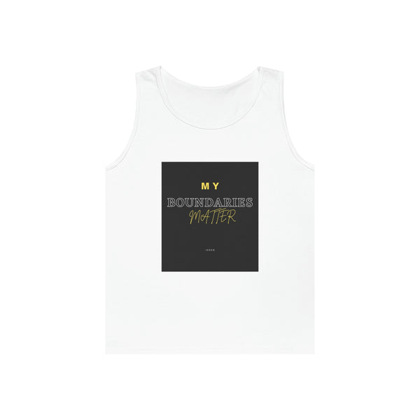 My Boundaries Matter Unisex Heavy Cotton Tank Top