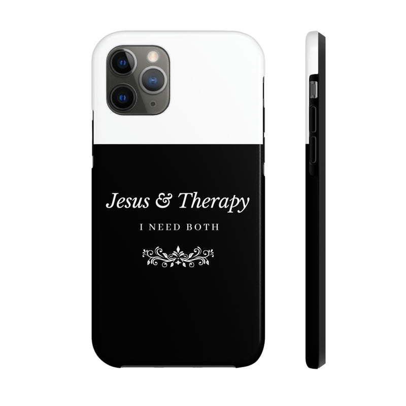 Jesus & Therapy – I Need Both Tough Phone Cases, Case-Mate