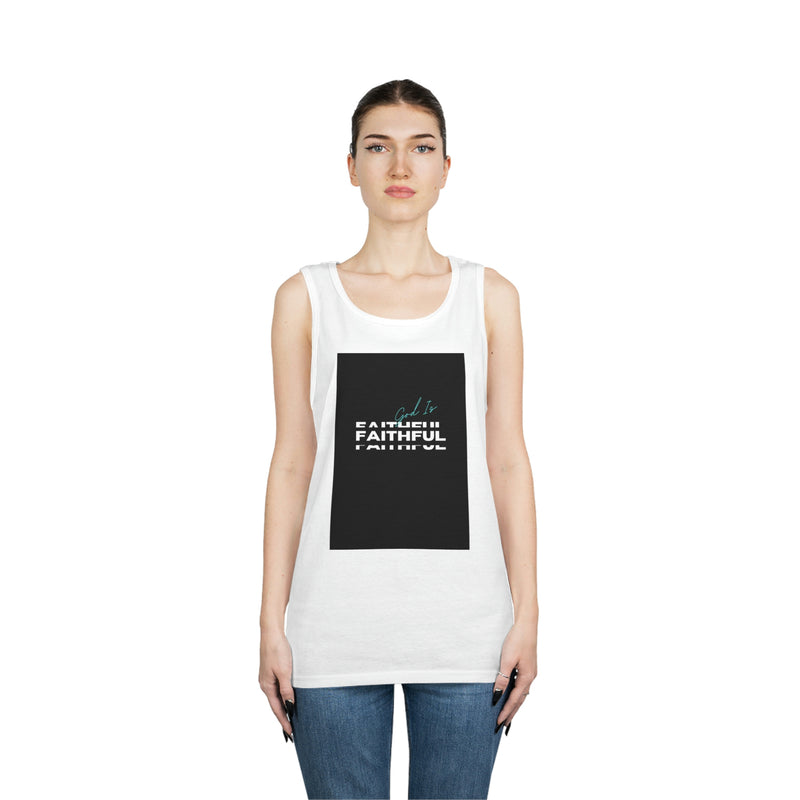 God Is Faithful Unisex Heavy Cotton Tank Top