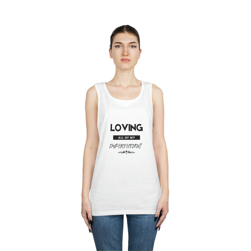 Loving All Of My Imperfection Unisex Heavy Cotton Tank Top