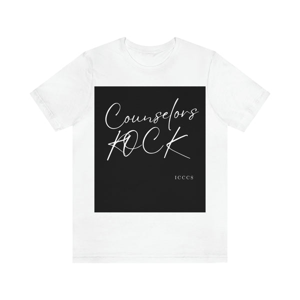 Counselors Rock Unisex Jersey Short Sleeve Tee