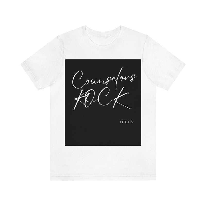 Counselors Rock Unisex Jersey Short Sleeve Tee