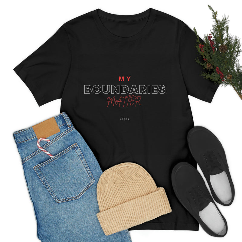 My Boundaries Matter Unisex Jersey Short Sleeve Tee