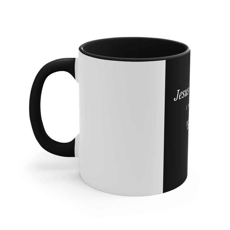 Jesus & Therapy – I Need Both Accent Coffee Mug, 11oz