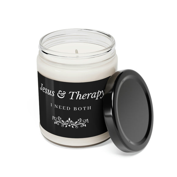 Jesus & Therapy Scented Soy Candle, 9oz