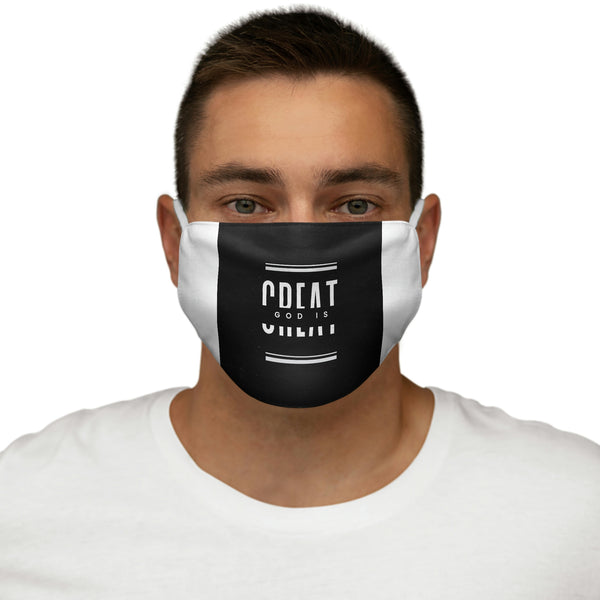 God is Great Snug-Fit Polyester Face Mask