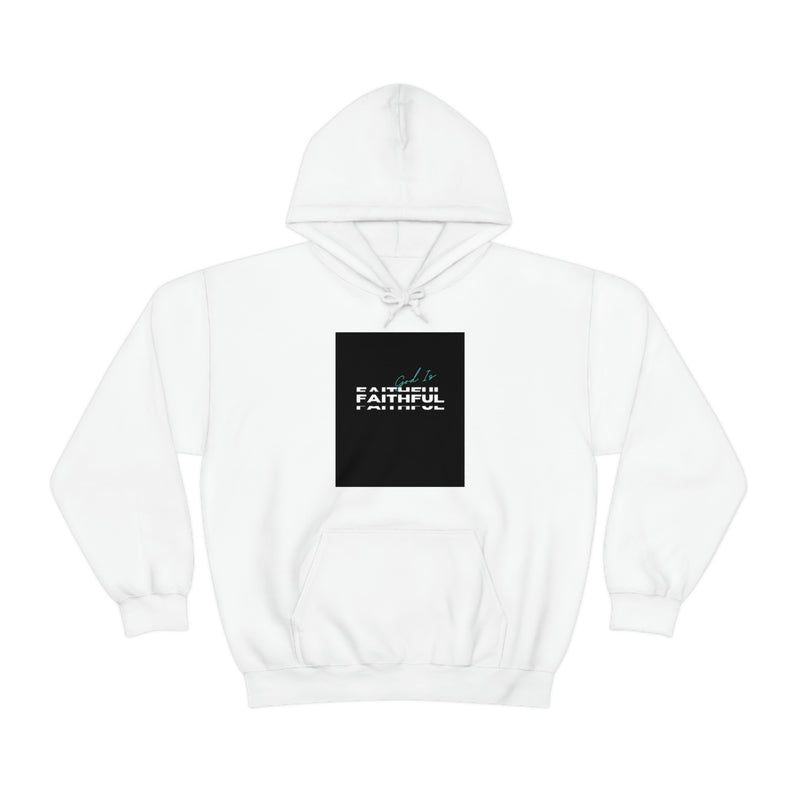 God Is Faithful Unisex Heavy Blend™ Hooded Sweatshirt