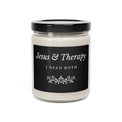 Jesus & Therapy Scented Soy Candle, 9oz