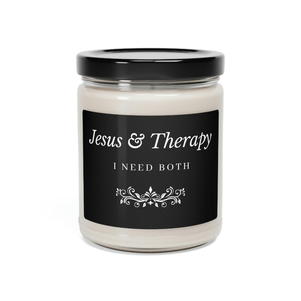 Jesus & Therapy Scented Soy Candle, 9oz