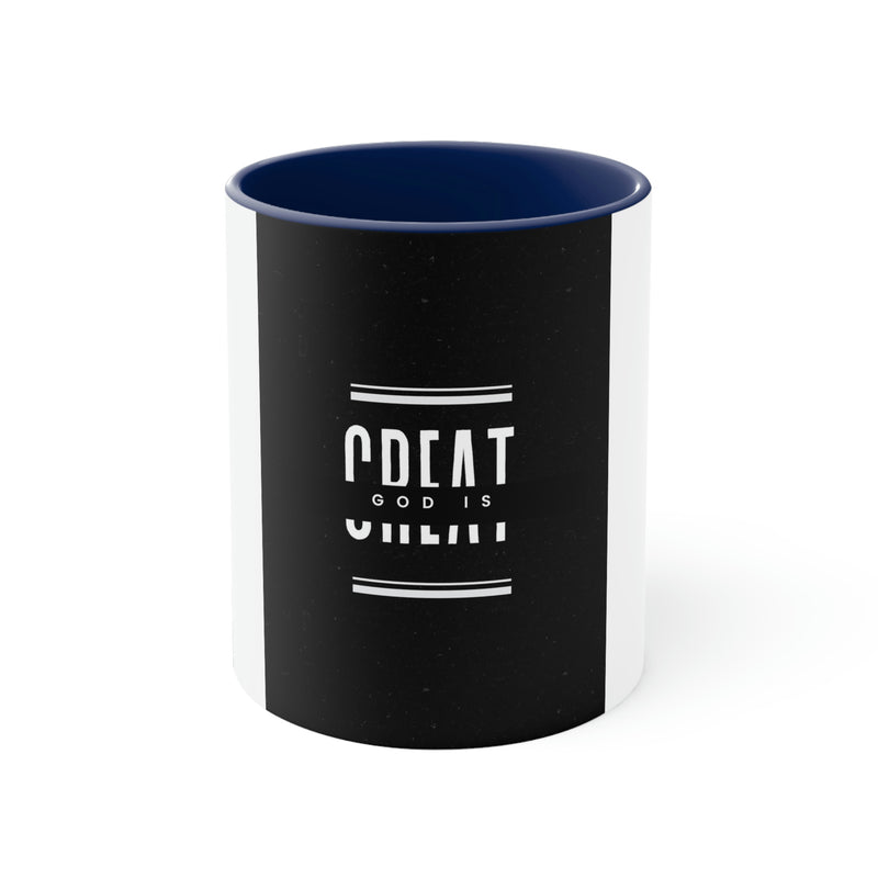 God is Great Accent Coffee Mug, 11oz