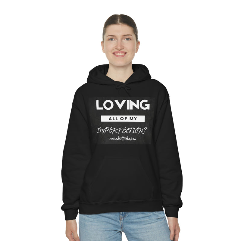 Loving All Of My Imperfection Unisex Heavy Blend™ Hooded Sweatshirt