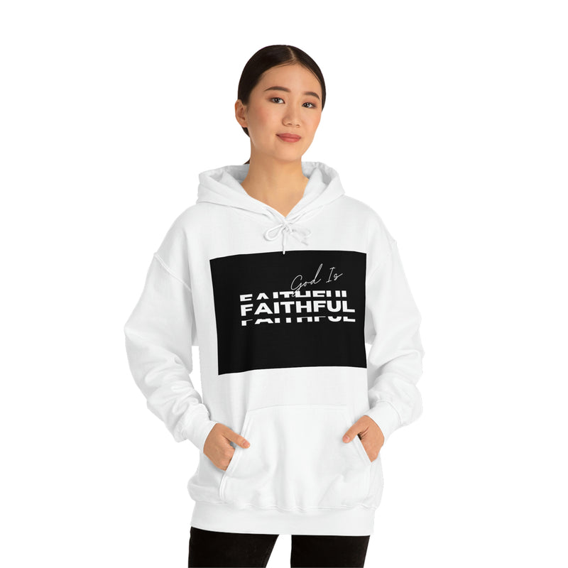 God Is Faithful Unisex Heavy Blend™ Hooded Sweatshirt