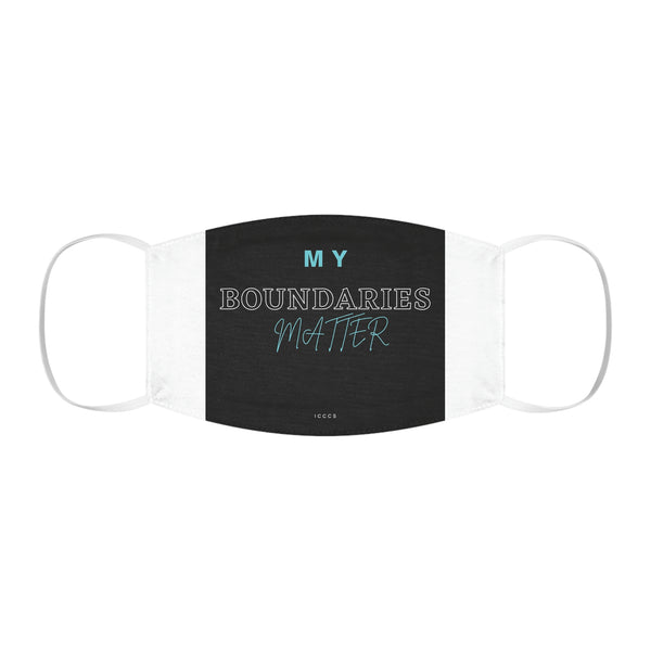 My Boundaries Matter Snug-Fit Polyester Face Mask