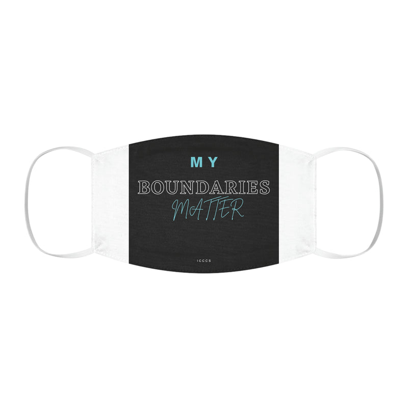 My Boundaries Matter Snug-Fit Polyester Face Mask