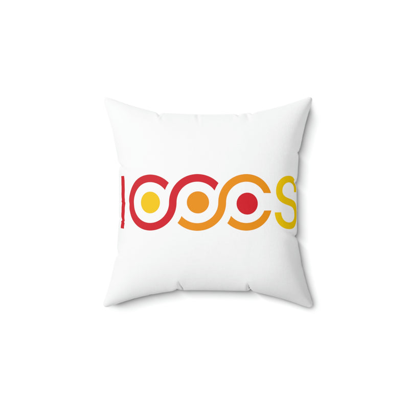 ICCCS Spun Polyester Square Pillow