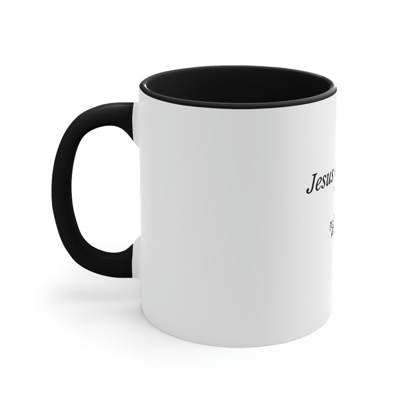 Jesus & Therapy – I Need Both Accent Coffee Mug, 11oz