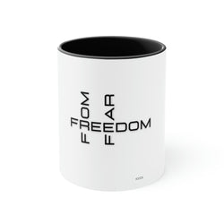Freedom From Fear Accent Coffee Mug, 11oz