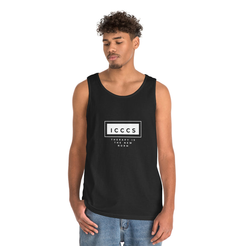 ICCCS Therapy Is The New Norm Unisex Heavy Cotton Tank Top