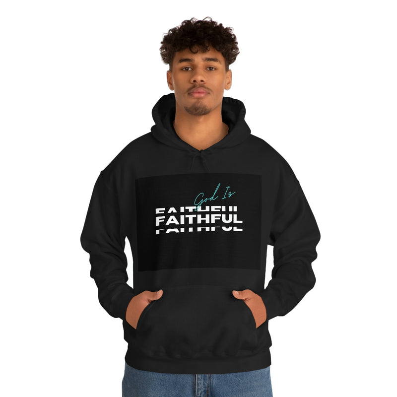 God Is Faithful Unisex Heavy Blend™ Hooded Sweatshirt