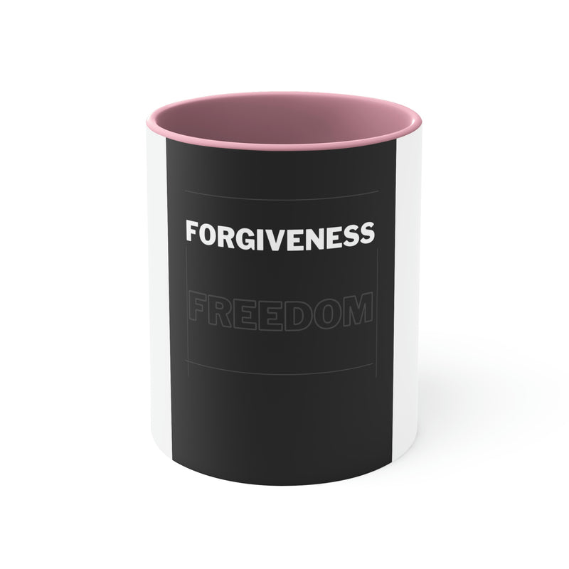 Forgiveness Freedom Accent Coffee Mug, 11oz