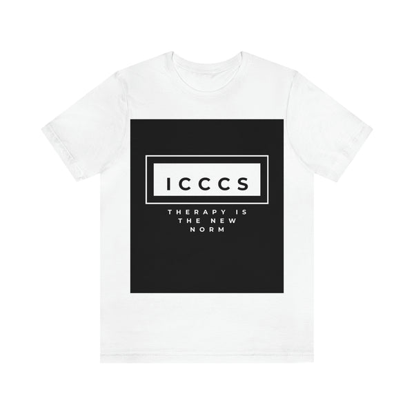 ICCCS Therapy is the New Norm Unisex Jersey Short Sleeve Tee