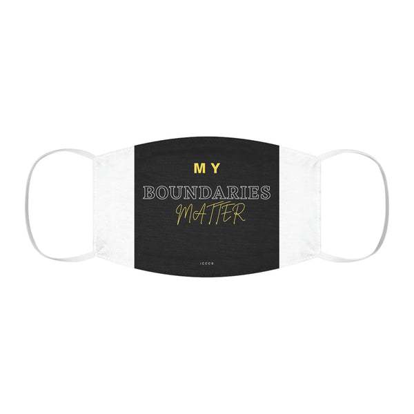 My Boundaries Matter Snug-Fit Polyester Face Mask