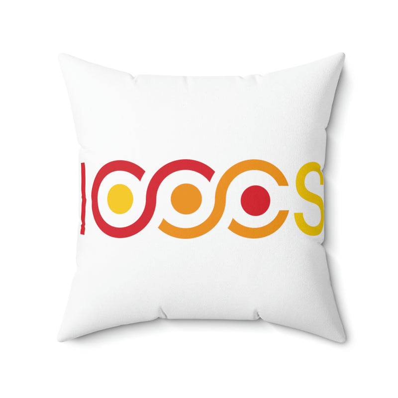 ICCCS Spun Polyester Square Pillow