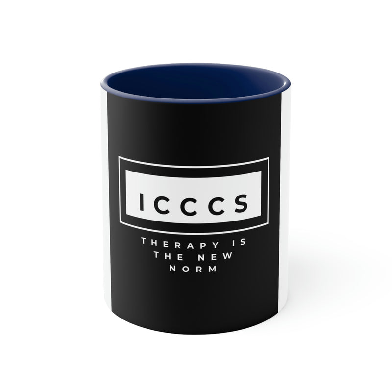 ICCCS Therapy is the New Norm Accent Coffee Mug, 11oz