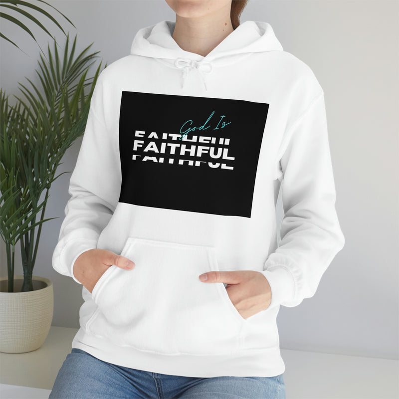 God Is Faithful Unisex Heavy Blend™ Hooded Sweatshirt