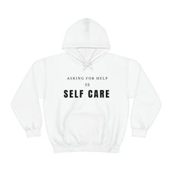 Asking For Help Is Self Care Unisex Heavy Blend™ Hooded Sweatshirt