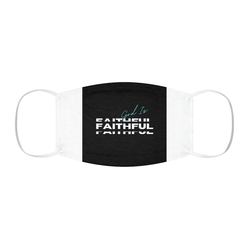 God is Faithful Snug-Fit Polyester Face Mask